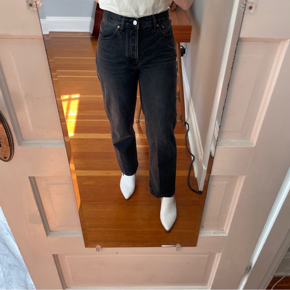 Madewell “Low Slung Straight” Jeans